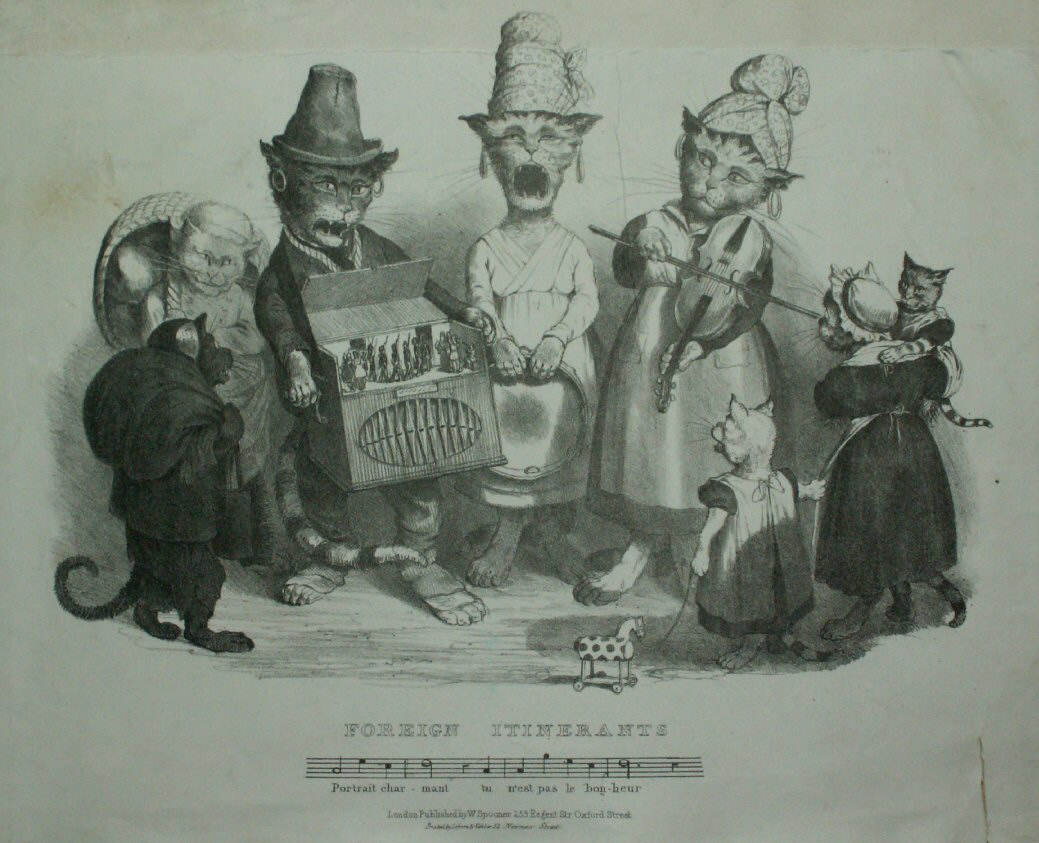 Lithograph - Foreign Itinerants.